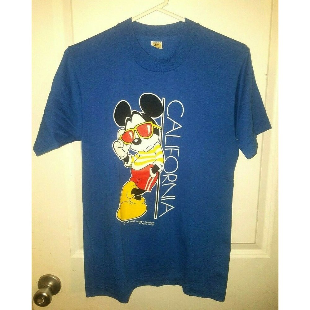 NOS Vintage Velva Sheen Mickey Mouse California SM